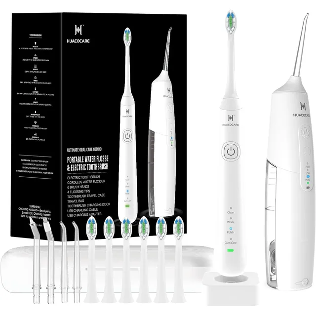 HUACO CARE 2-in-1 Oral Clean Kit – White