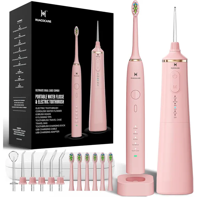 HUACO CARE Pro Dental Care Kit – Pink