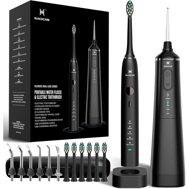 HUACO CARE Pro Dental Care Kit – Black